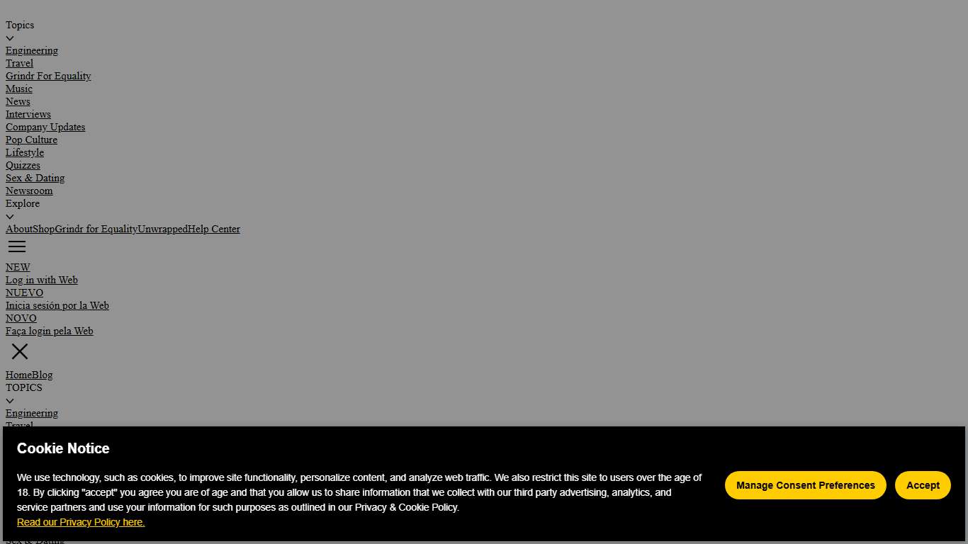 New Privacy Features for Grindr Users Grindr